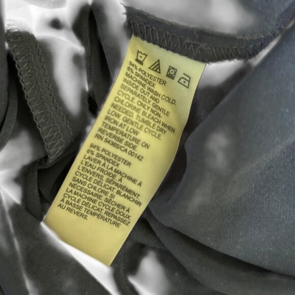 TanJay Blue Floral Overlay Shift Stretchy Dress Size 12P - Picture 6 of 6